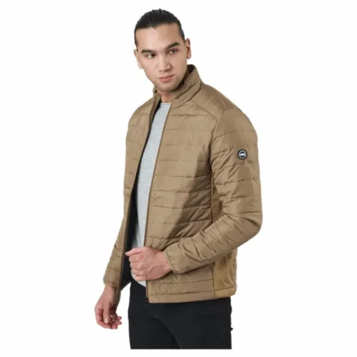 Jjeace Spring Puffer Collar Sn Elmwood
