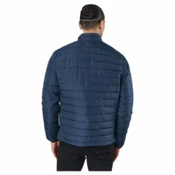 Jjeace Spring Puffer Collar Sn Navy Blazer