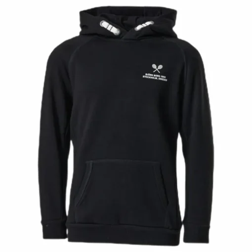 Jr Borg Sport Hoodie Black