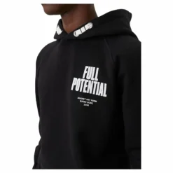 Jr Borg Sport Hoodie Black