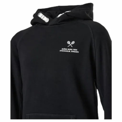 Jr Borg Sport Hoodie Black