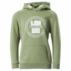 Jr Borg Sport Hoodie Green