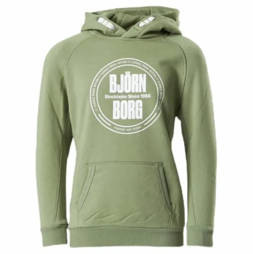 Jr Borg Sport Hoodie Green