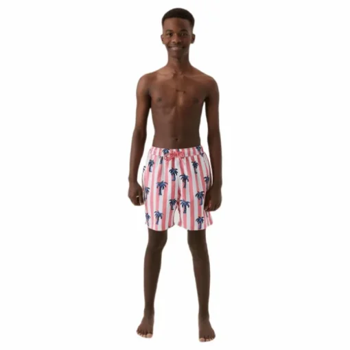 Jr Loose Kenny Swimshorts Pink/Blue