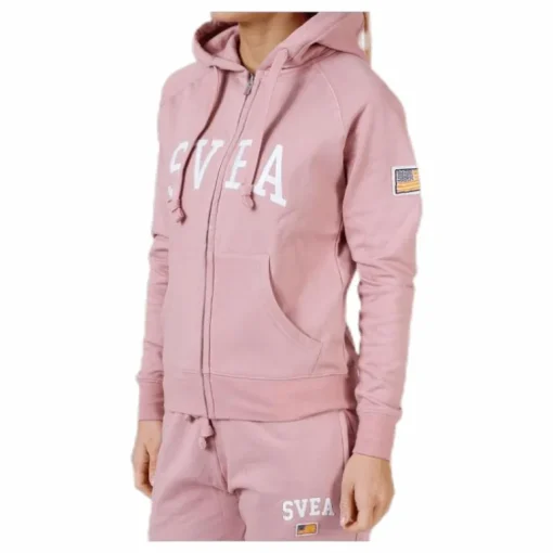 Judit Zip Hood Pink