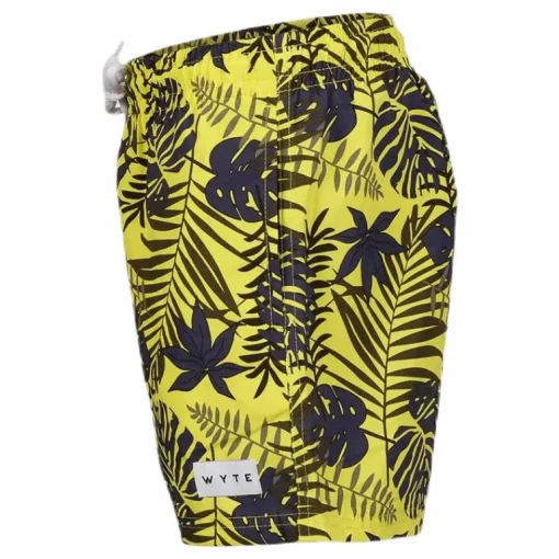 Junior Aiden Swim Trunks Green/Yellow
