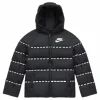 Junior Down Jacket White/Black