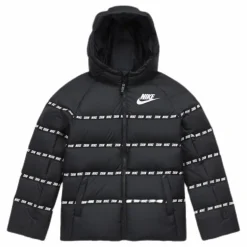Junior Down Jacket White/Black