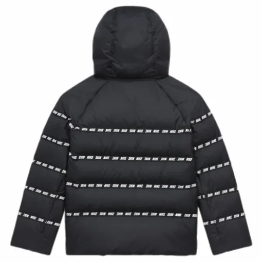 Junior Down Jacket White/Black