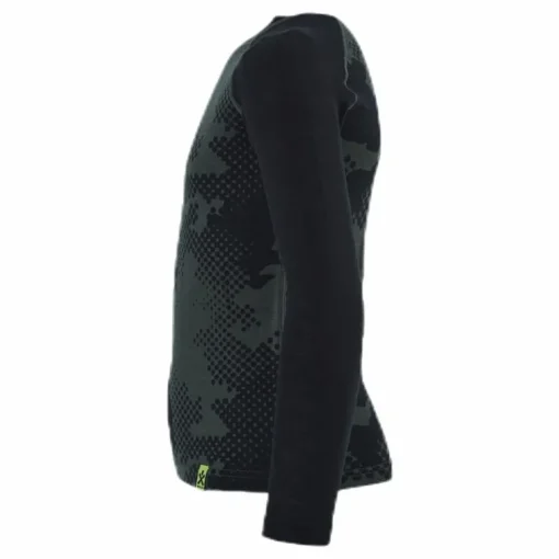 Junior Freeride Merino Wool Crew Green