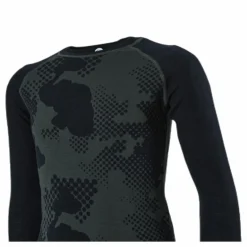 Junior Freeride Merino Wool Crew Green