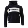 Junior Hooded Polar Fleece Black