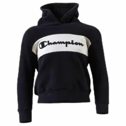 Junior Hooded Polar Fleece Black