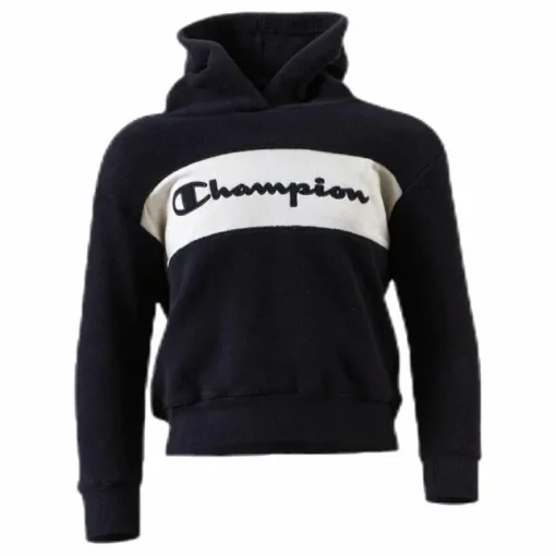 Junior Hooded Polar Fleece Black