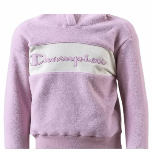 Junior Hooded Polar Fleece Purple