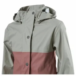 Junior Imber Rain Coat Pink/Blue/Grey