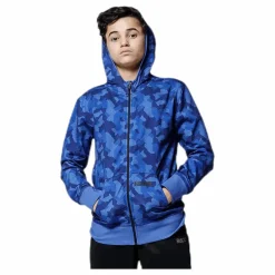 Junior James Camo Zip Patterned/Blue