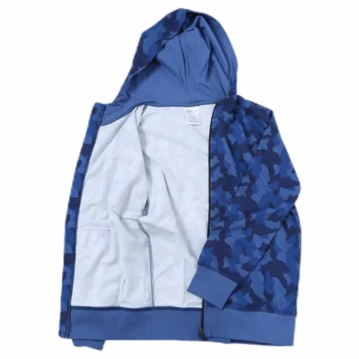 Junior James Camo Zip Patterned/Blue