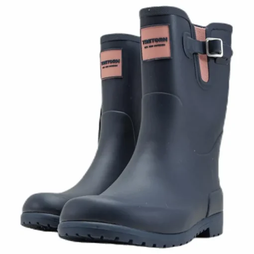 Junior June Rubber Boot Blue/Pink