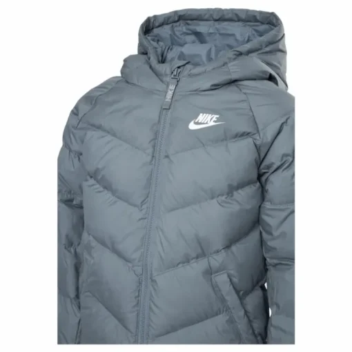 Junior NSW Stadium Jacket White/Grey