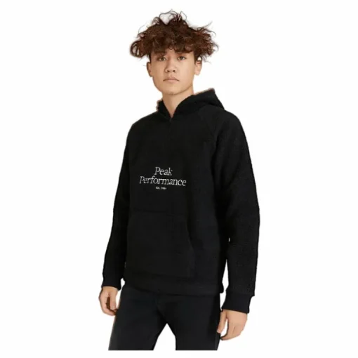 Junior Original Pile Half Zip Black