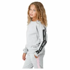 Junior Pansy Crewneck Black/Grey