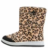 Junior Puffer Boot Print Black/Beige