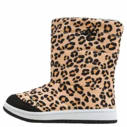 Junior Puffer Boot Print Black/Beige