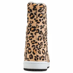 Junior Puffer Boot Print Black/Beige