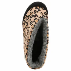 Junior Puffer Boot Print Black/Beige