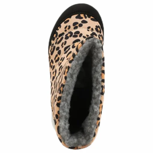 Junior Puffer Boot Print Black/Beige