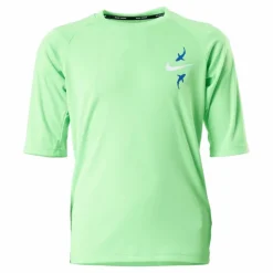 Junior Short Sleeve Hydroguard Shark Green