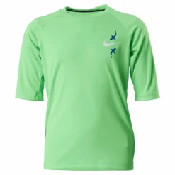 Junior Short Sleeve Hydroguard Shark Green