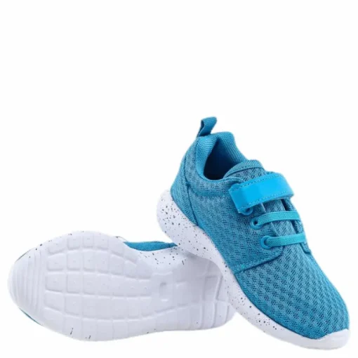 Junior Sport shoe velcro, Altaf Turquoise