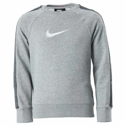 Junior Swoosh Crew Grey