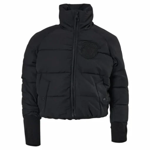 K. Reflective Volume Puffer Ja Black