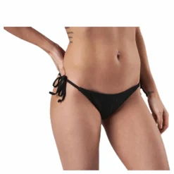 Kalani Crochet Tie Tanga Black