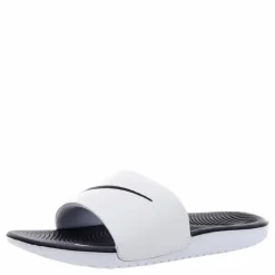 Kawa Little/Big Kids' Slides WHITE/BLACK