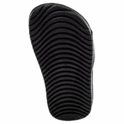 Kawa Little/Big Kids' Slides BLACK/WHITE