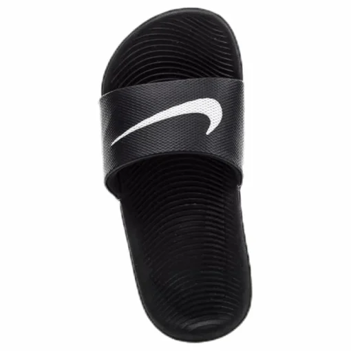 Kawa Little/Big Kids' Slides BLACK/WHITE