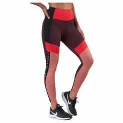 Kay Blocked Tights Pink