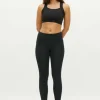 Kay High Waist Tights Black/black