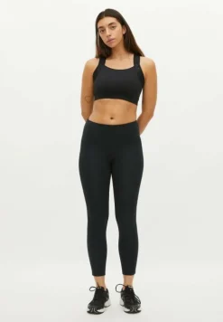 Kay High Waist Tights Black/black