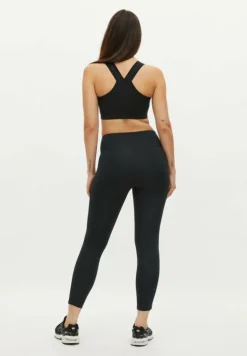 Kay High Waist Tights Black/black