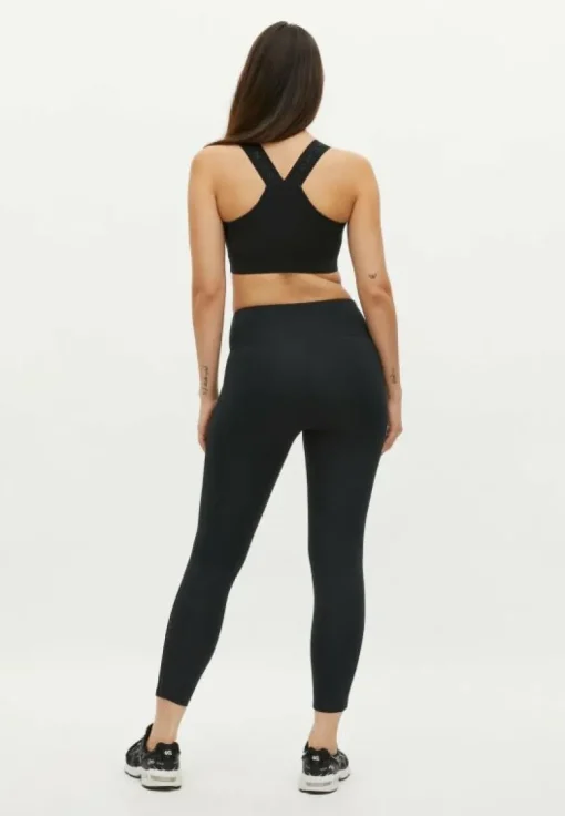 Kay High Waist Tights Black/black