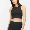 Kay Premium Cropped Top Black