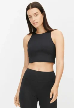 Kay Premium Cropped Top Black