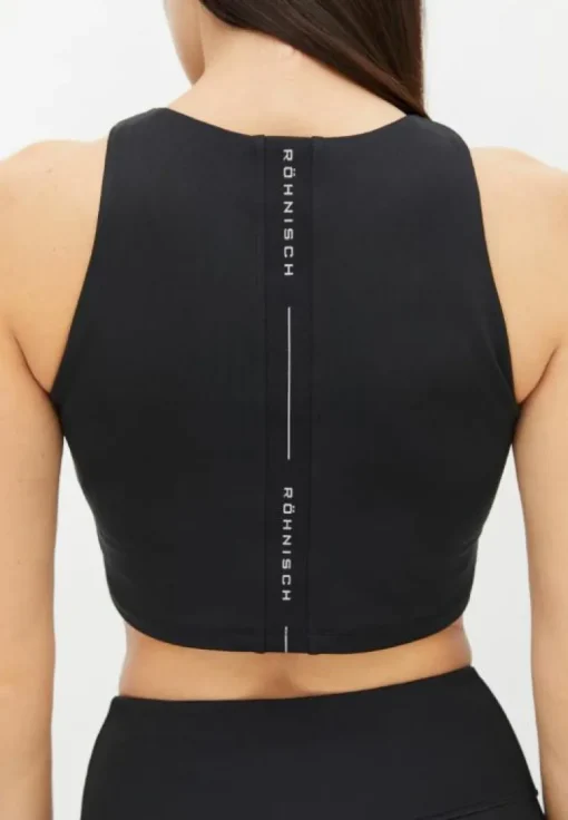 Kay Premium Cropped Top Black