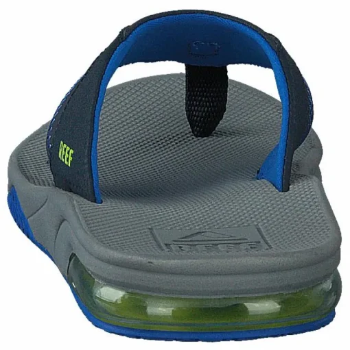 Kids Fanning Navy/lime
