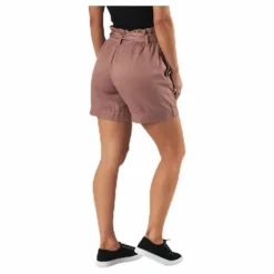 Kira Belt Shorts Brown